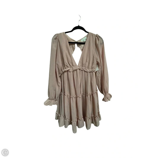 Dress Casual Short By She + Sky In Pink, Size: M