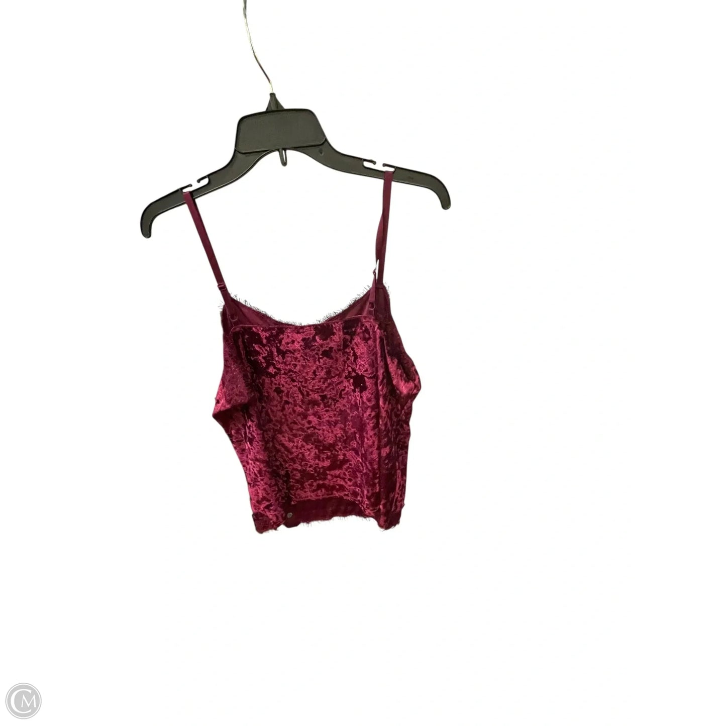 Top Sleeveless By No Boundaries In Maroon, Size: Xl