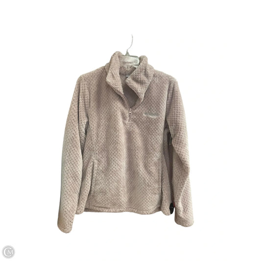 Jacket Fleece By Columbia In Pink, Size: L