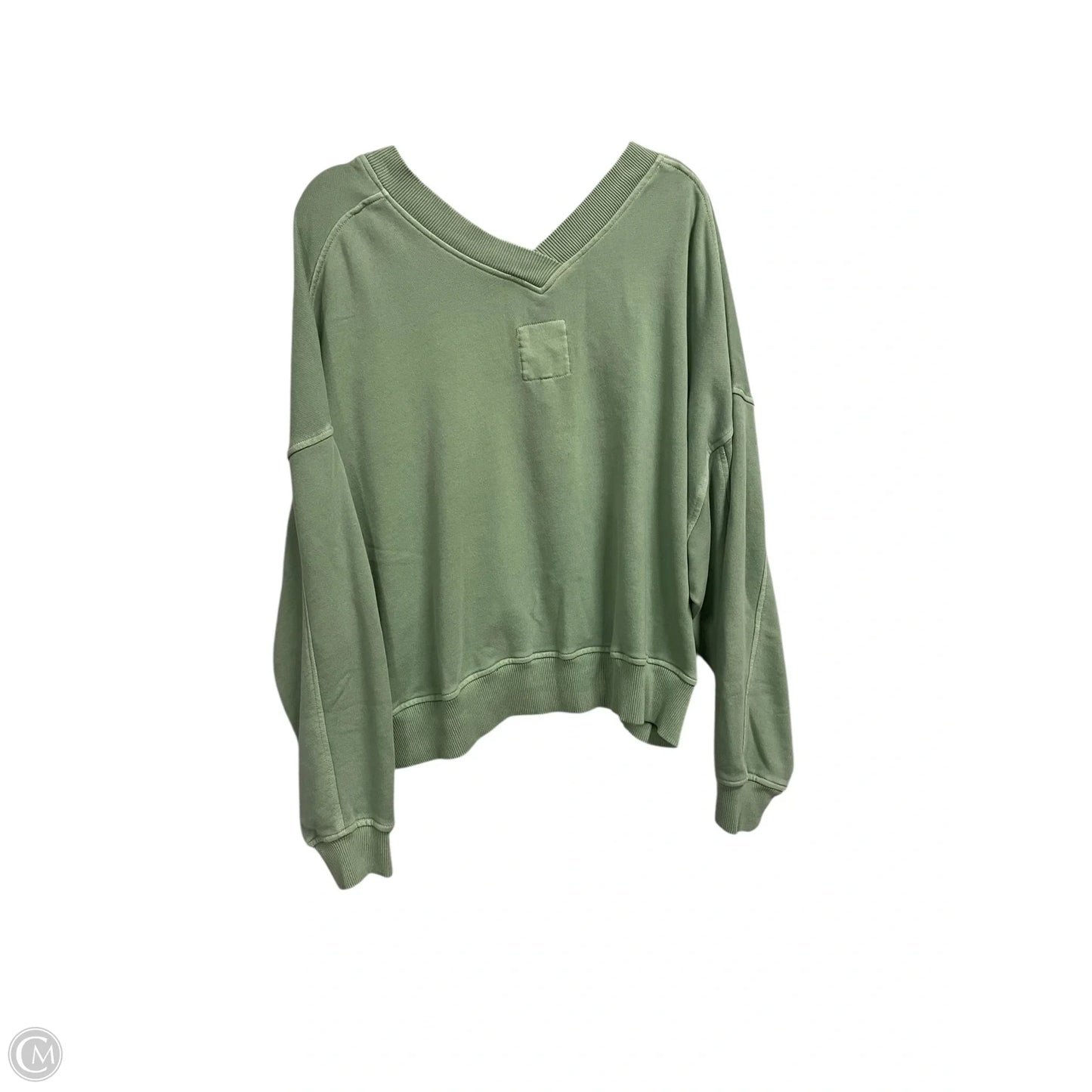 Top Long Sleeve By Aerie In Green, Size: L