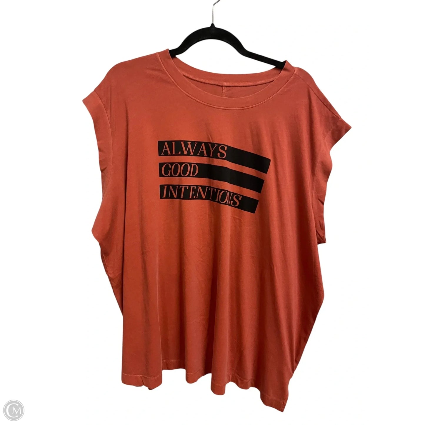 Top Sleeveless By Torrid In Orange, Size: 2x