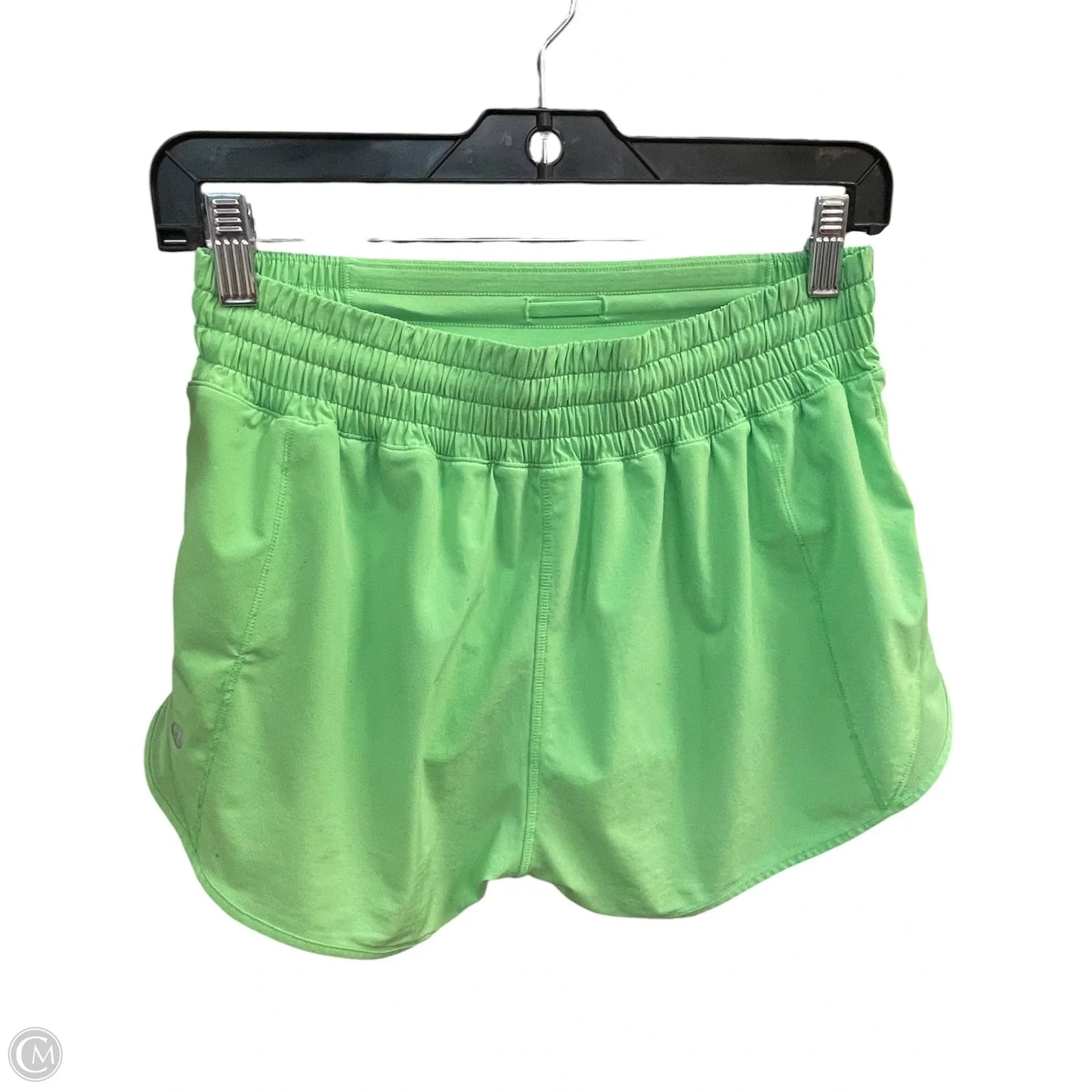 Athletic Shorts By Lululemon In Green, Size: 6