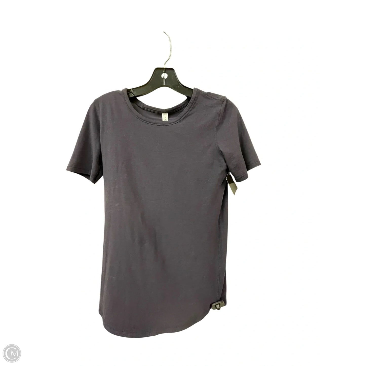 Top Short Sleeve By Lululemon In Purple, Size: 2
