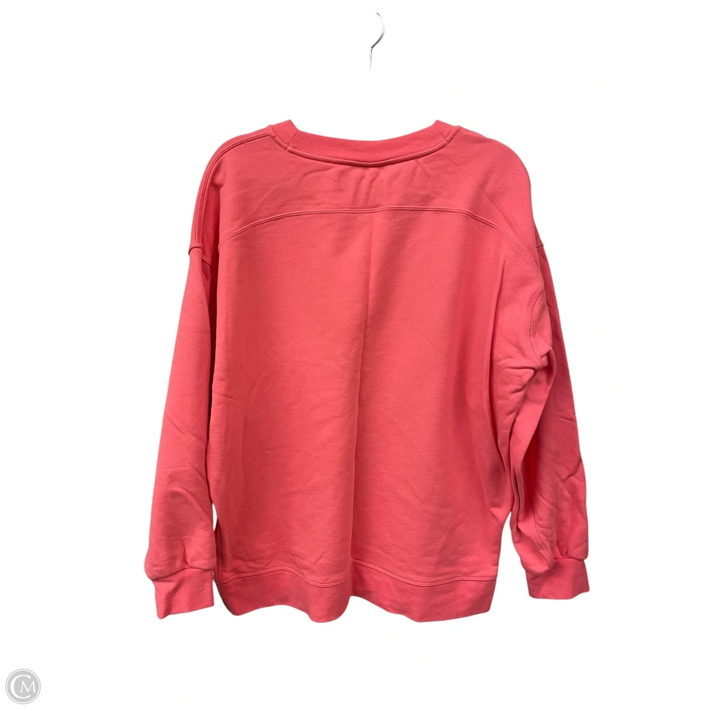 Sweatshirt Crewneck By Lululemon In Coral, Size: 8