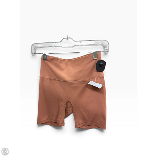 Athletic Shorts By Lululemon In Orange, Size: 4