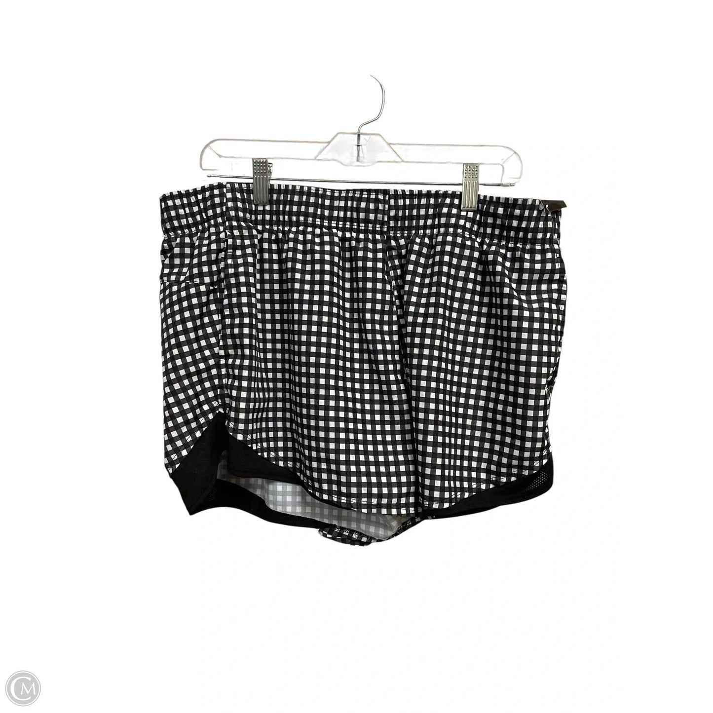 Athletic Shorts By Athletic Works In Black & White, Size: Xl