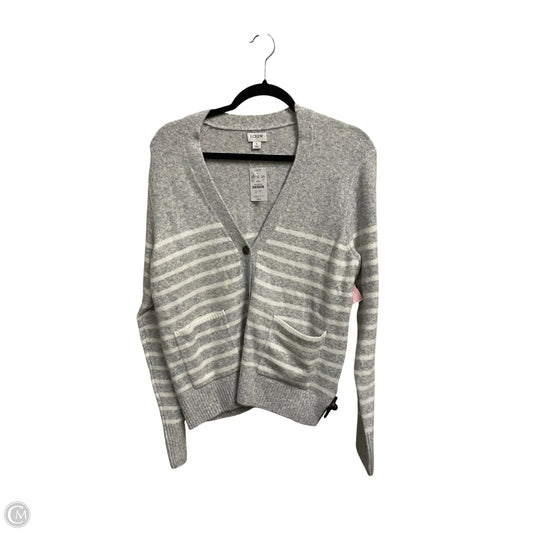 Sweater Cardigan By J. Crew In Grey, Size: L