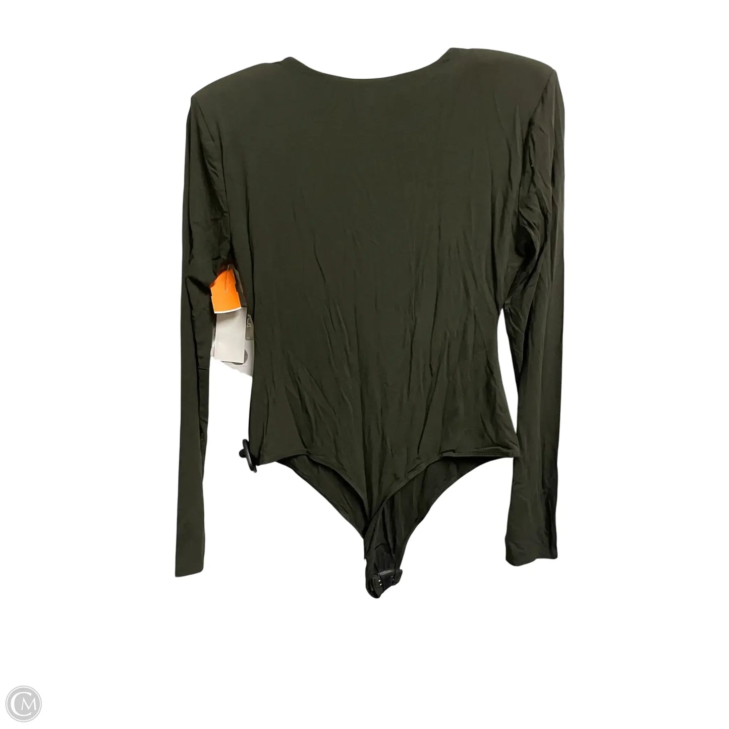 Top Long Sleeve By Good American In Green, Size: S
