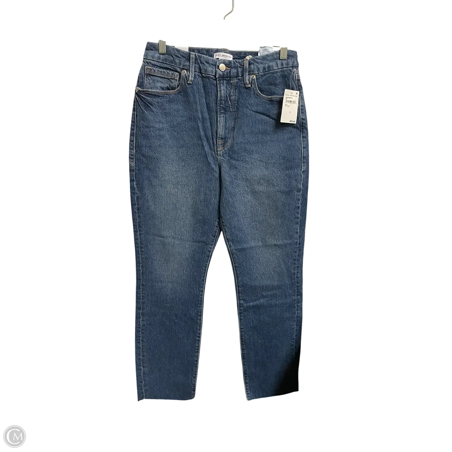 Jeans Boot Cut By Good American In Blue, Size: 10