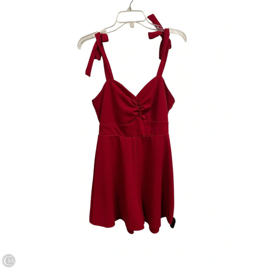 Dress Casual Short By Fashion Nova In Red, Size: L