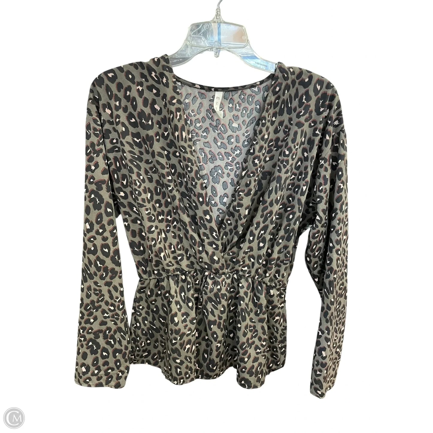 Top Long Sleeve By Mts In Green, Size: M