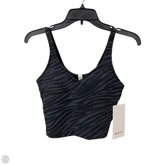 Athletic Bra By Lululemon In Black, Size: 6
