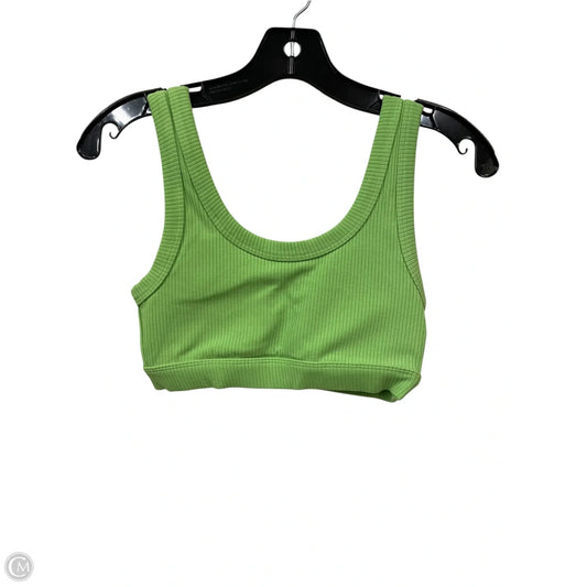 Athletic Bra By Alo In Green, Size: Xs