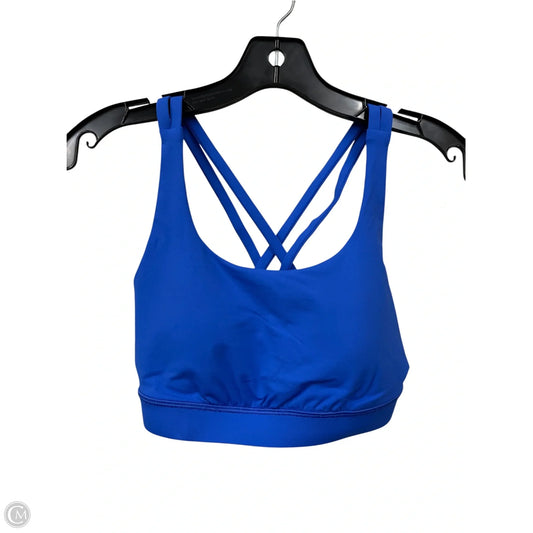 Athletic Bra By Lululemon In Blue, Size: 6
