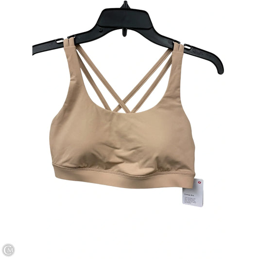 Athletic Bra By Lululemon In Beige, Size: 6