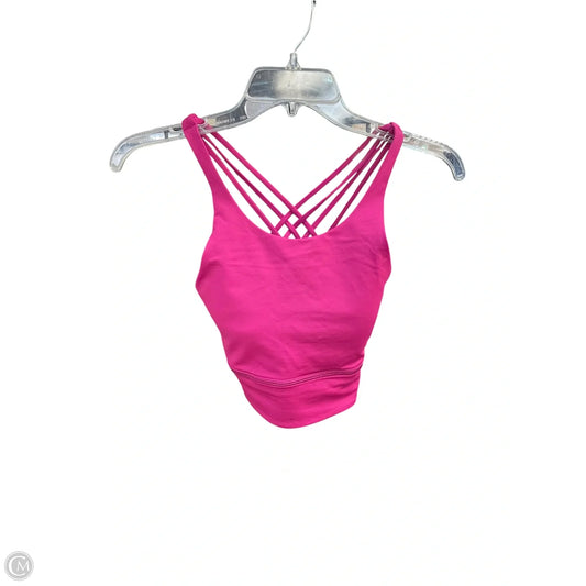 Athletic Bra By Lululemon In Pink, Size: 6