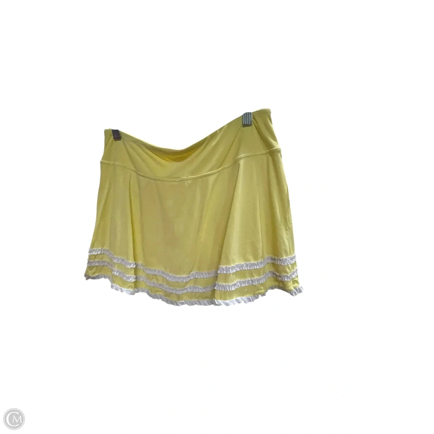 Skort Designer By Lilly Pulitzer In Yellow, Size: L
