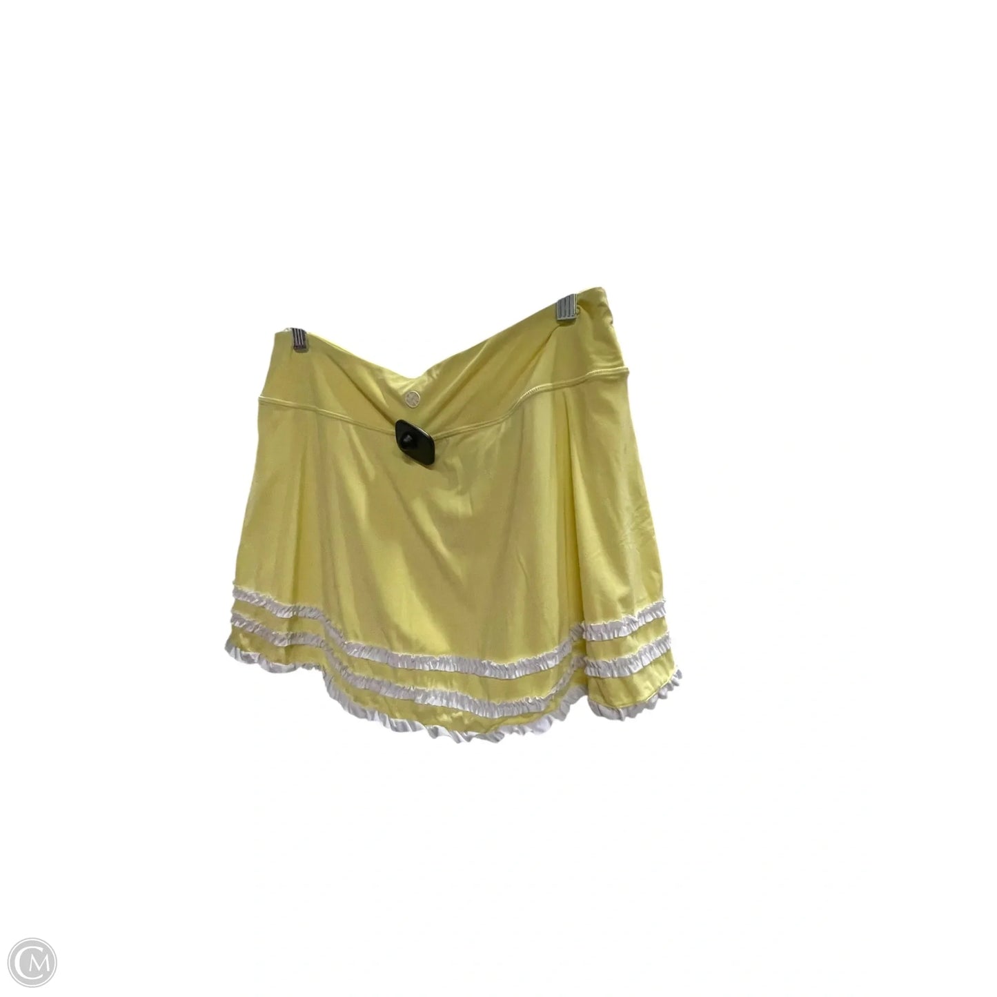 Skort Designer By Lilly Pulitzer In Yellow, Size: L