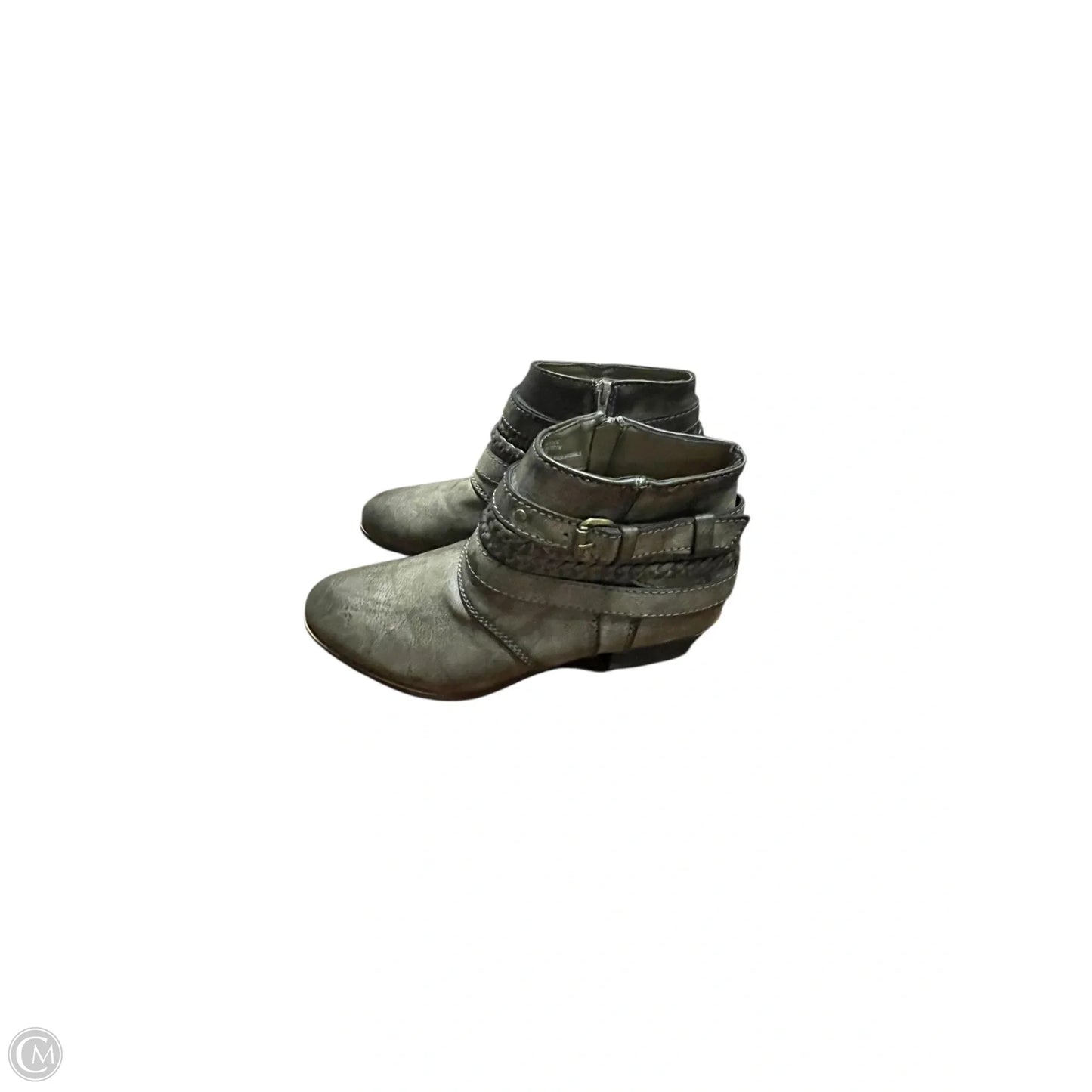Boots Ankle Heels By Sugar In Brown, Size: 9.5