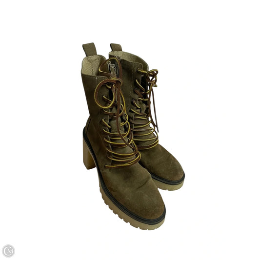 Boots Ankle Heels By Free People In Brown, Size: 6.5