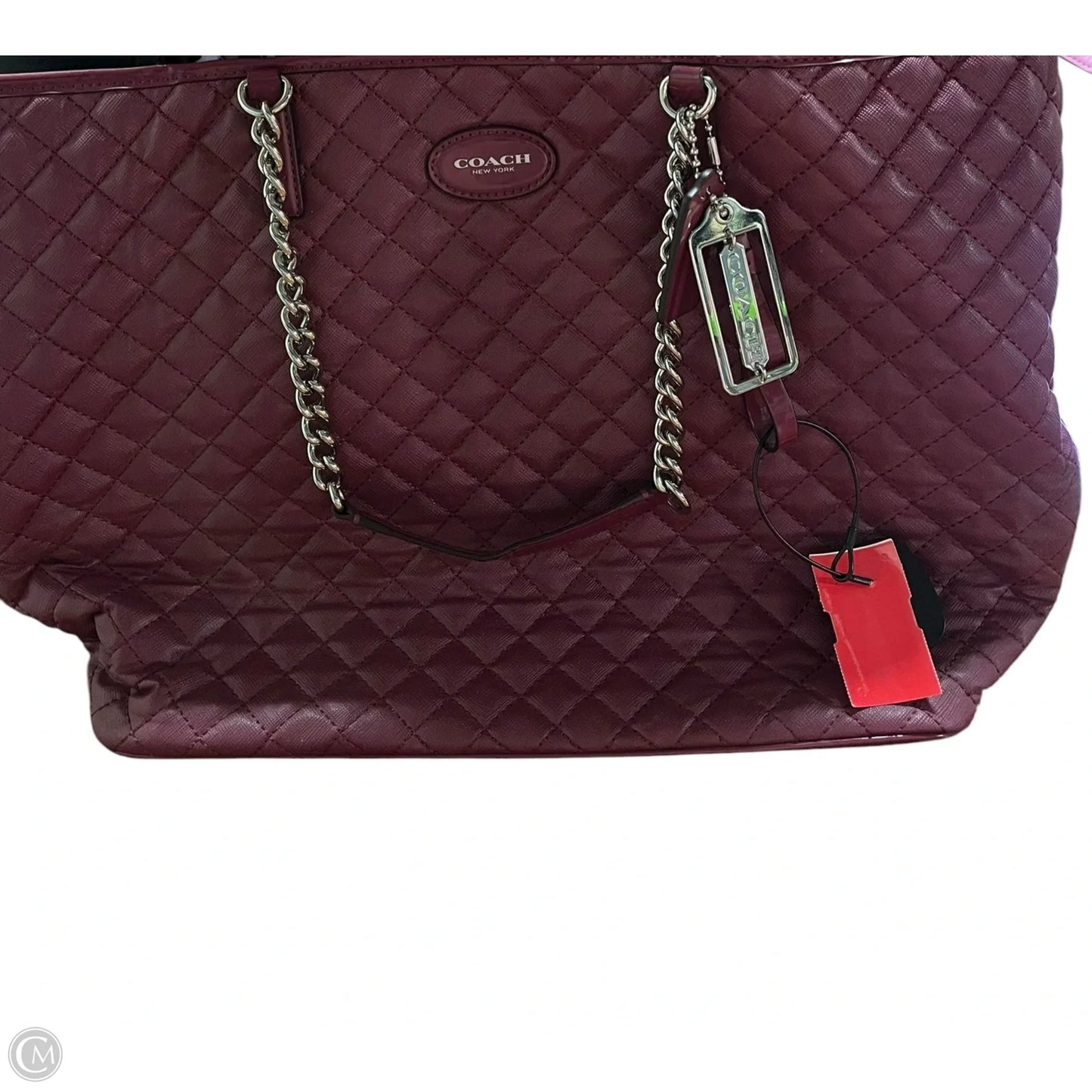 Tote Designer By Coach, Size: Large
