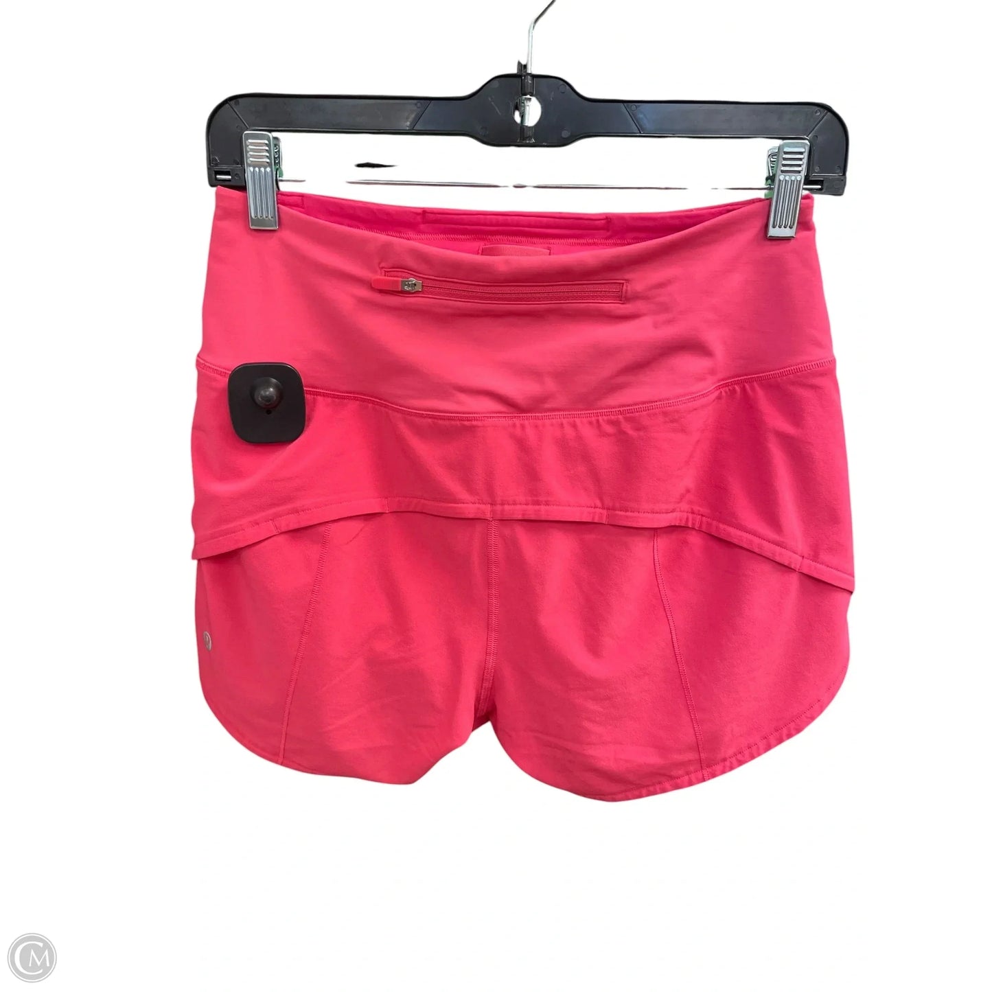 Athletic Shorts By Lululemon In Pink, Size: 4