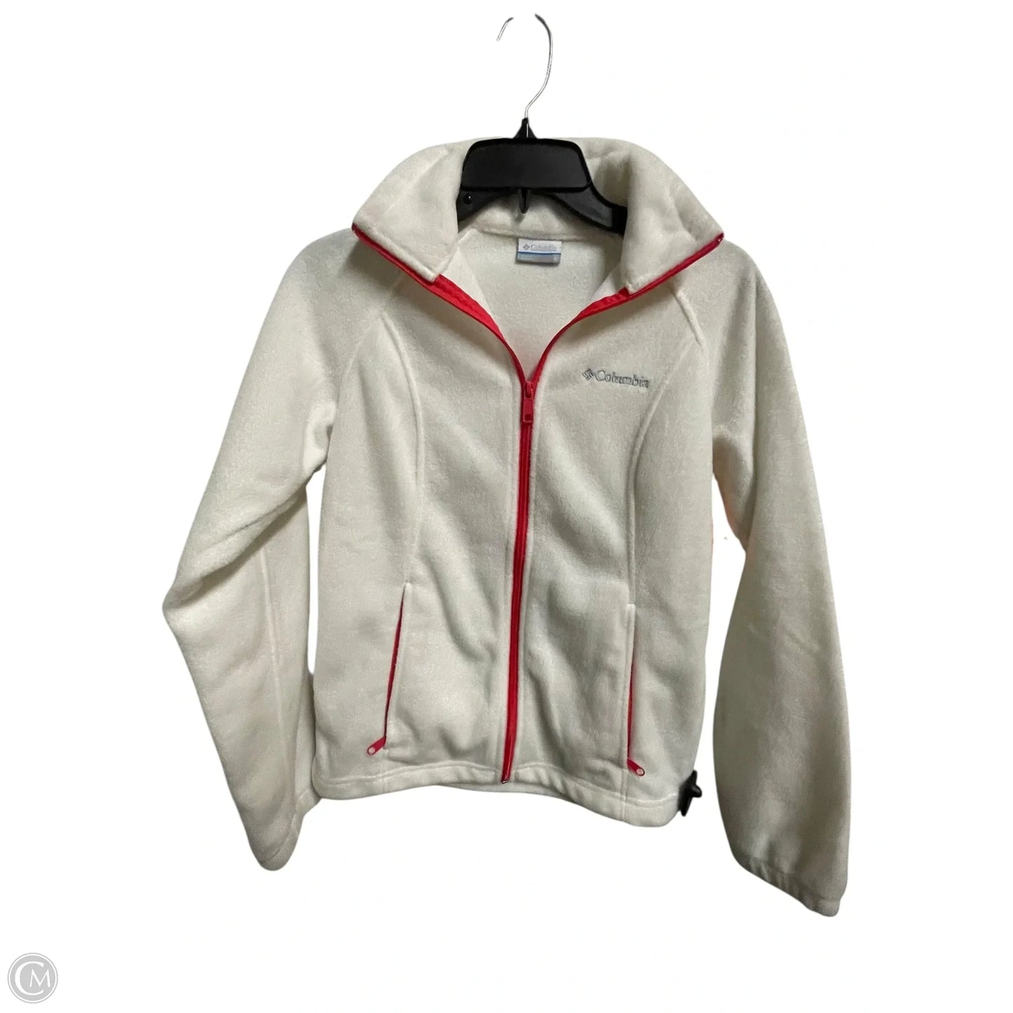 Athletic Jacket By Columbia In White, Size: S