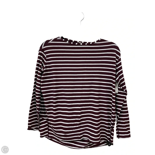 Top Long Sleeve By Lululemon In Purple, Size: L