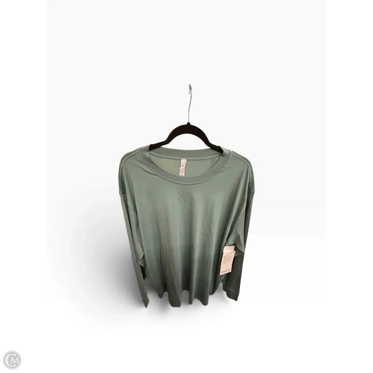 Top Long Sleeve By Lululemon In Blue, Size: 14