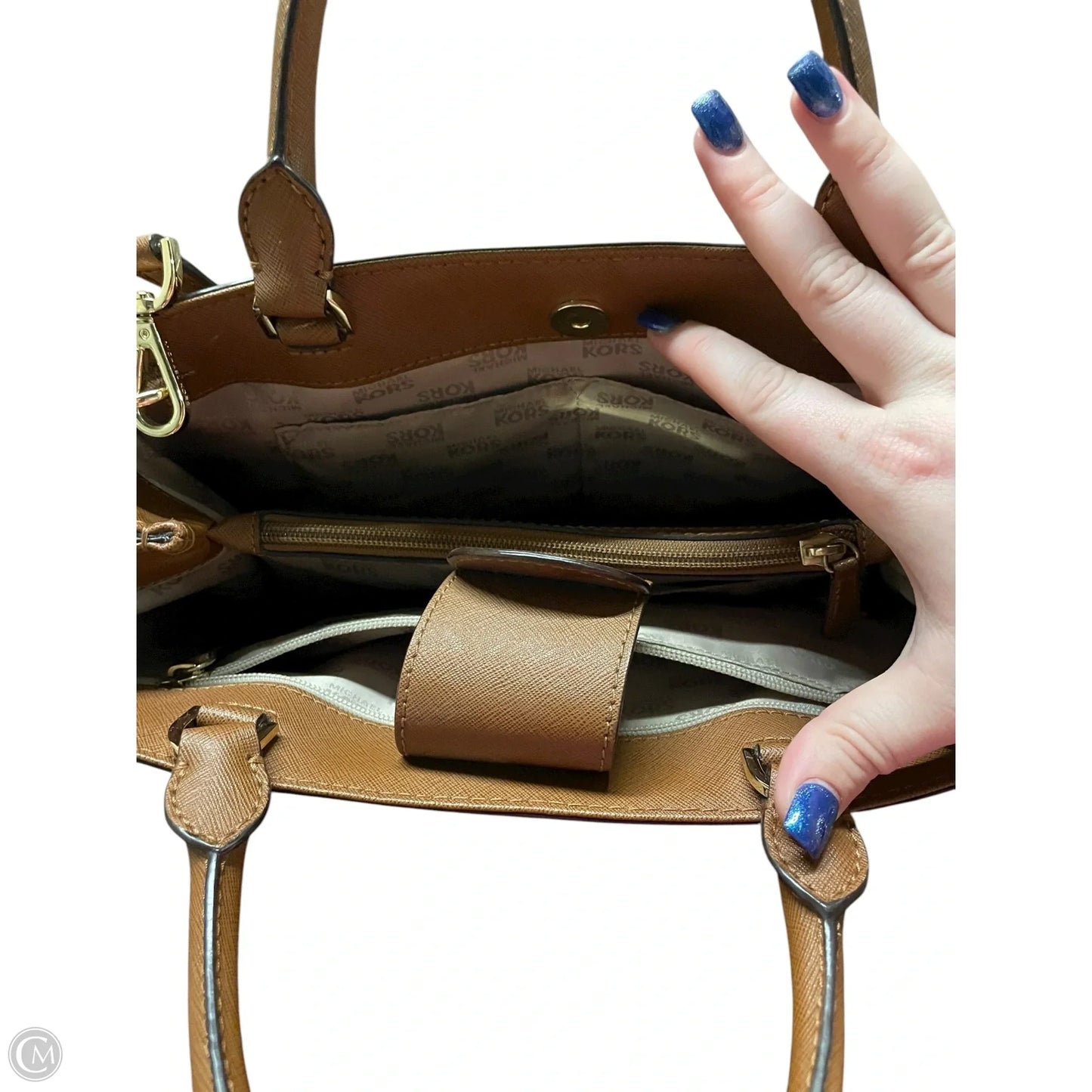 Handbag Designer By Michael Kors, Size: Medium