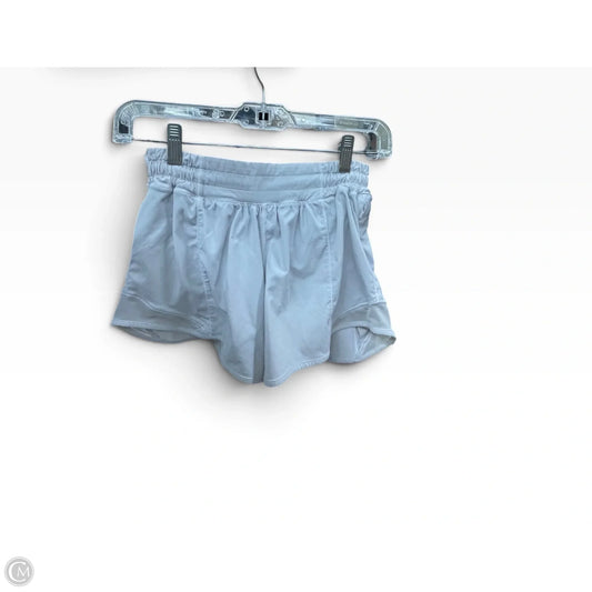 Athletic Shorts By Lululemon In White, Size: 4