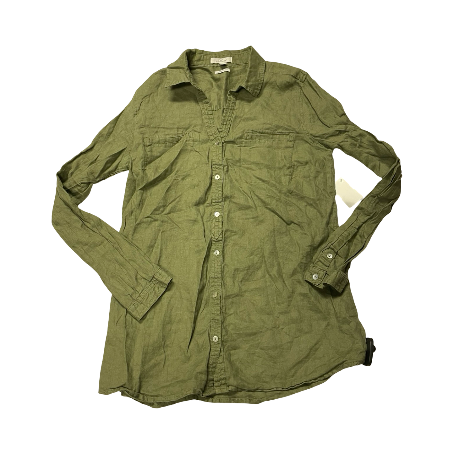 Top Ls By Mavi In Green, Size:S