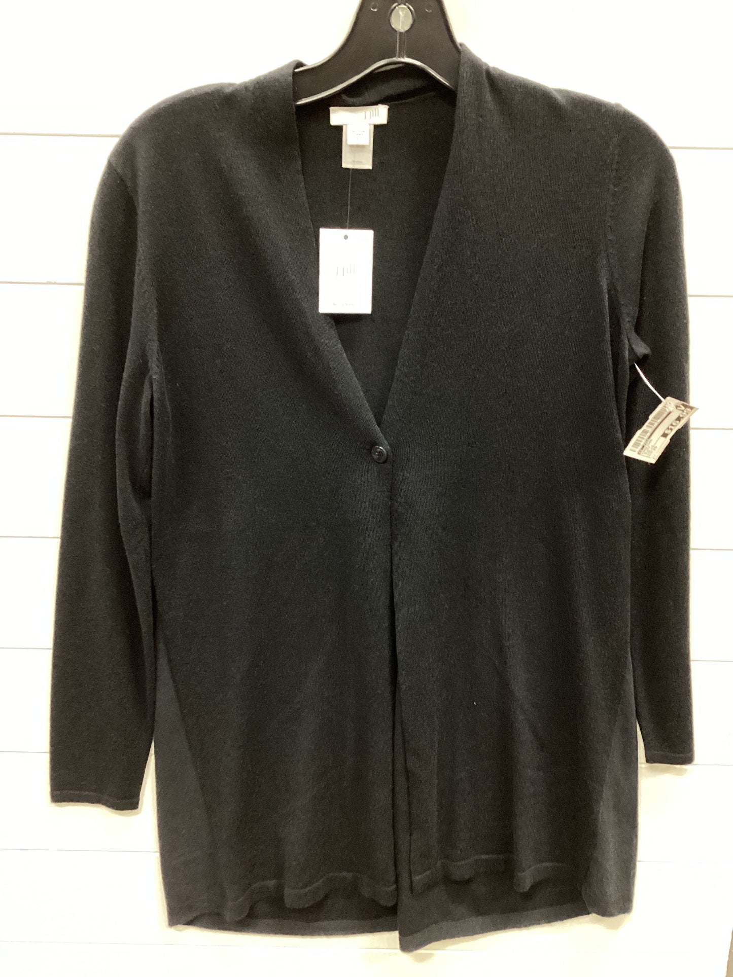 Cardigan By J. Jill In Black, Size:Xs