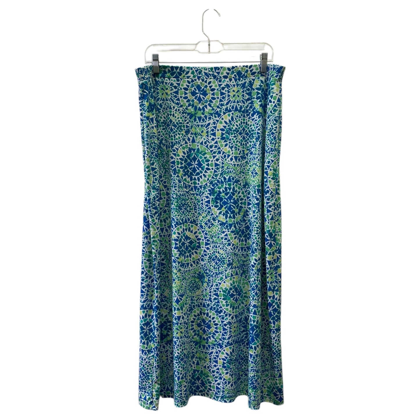 Skirt Maxi By Easywear By Chicos In Blue, Size:L