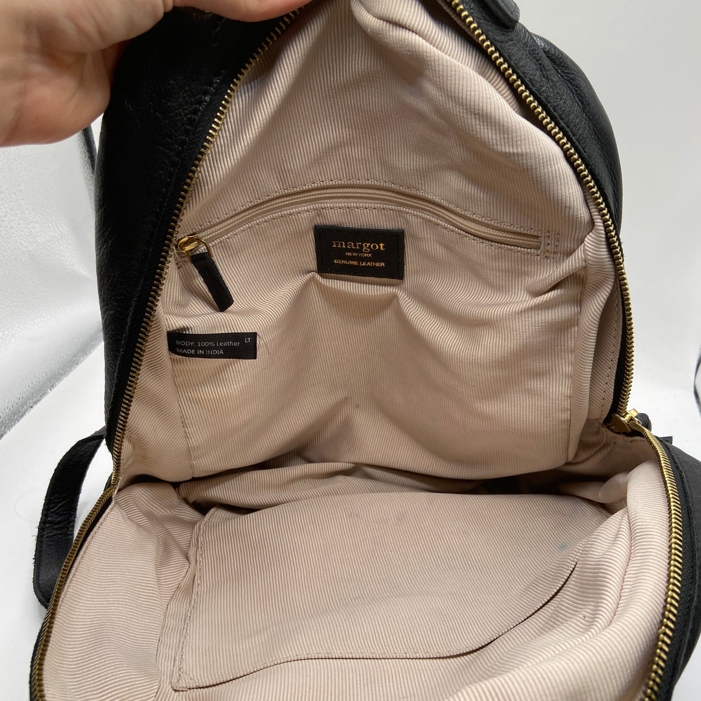 Backpack Leather By Margot, Size: Small