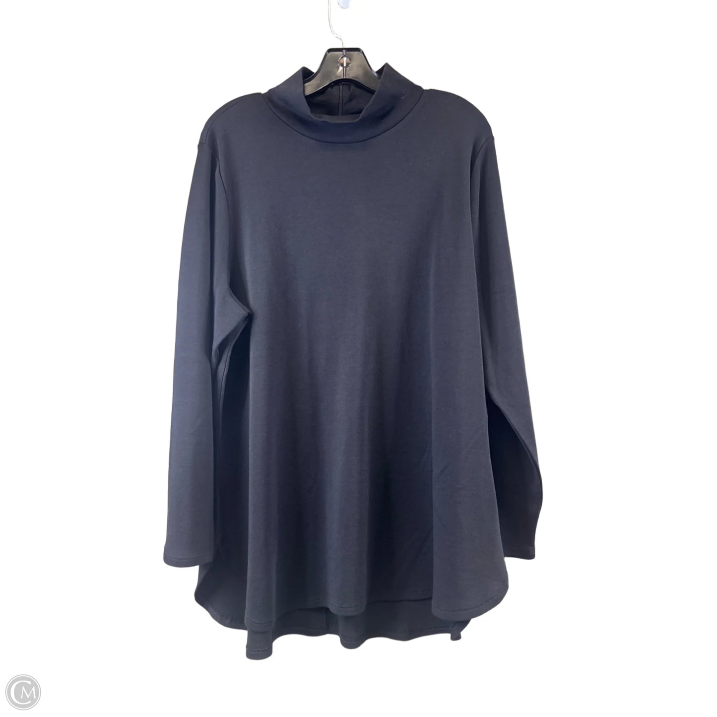 Top Long Sleeve By Chicos In Black, Size: Xl