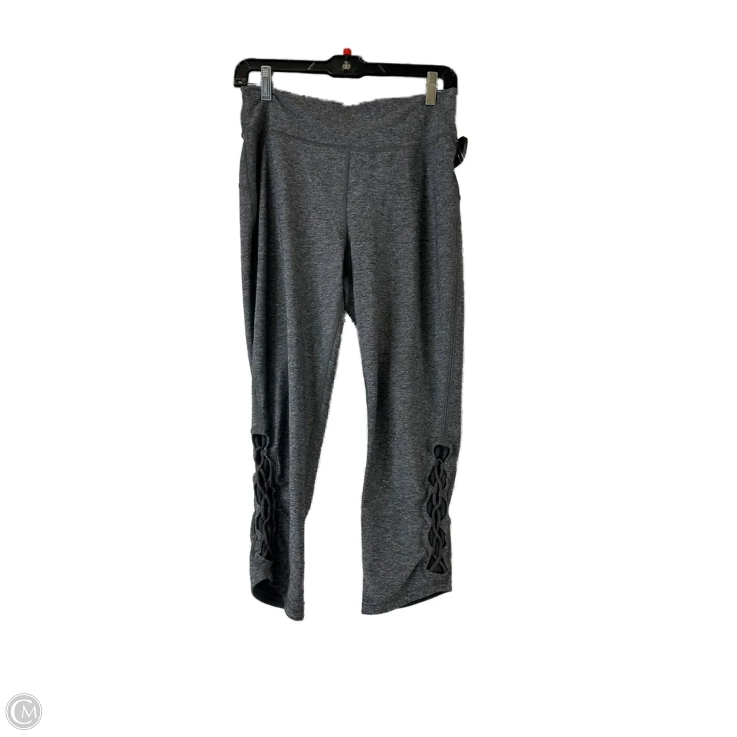 Athletic Capris By Lululemon In Grey, Size: M