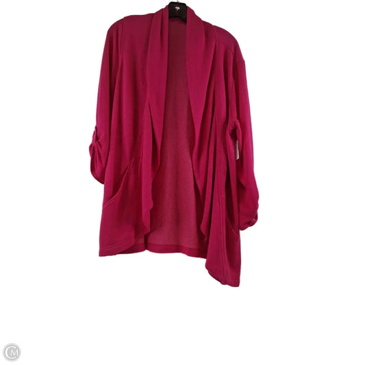 Cardigan By Chicos In Pink, Size: Lp
