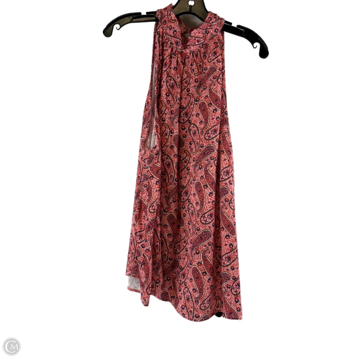Top Sleeveless By Boden In Blue & Orange, Size: 1x
