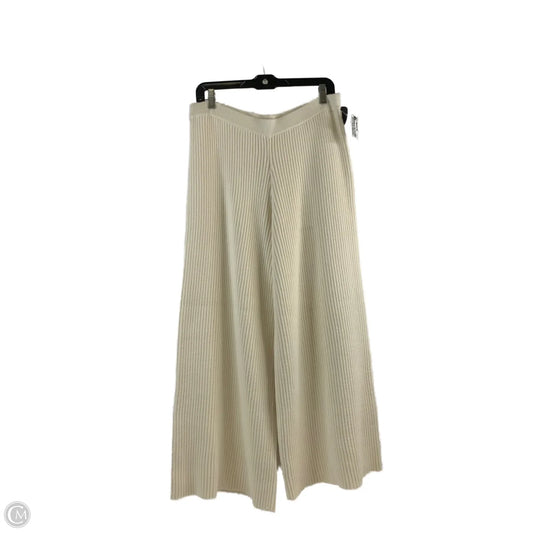 Pants Wide Leg By Clothes Mentor In Ivory, Size: 12