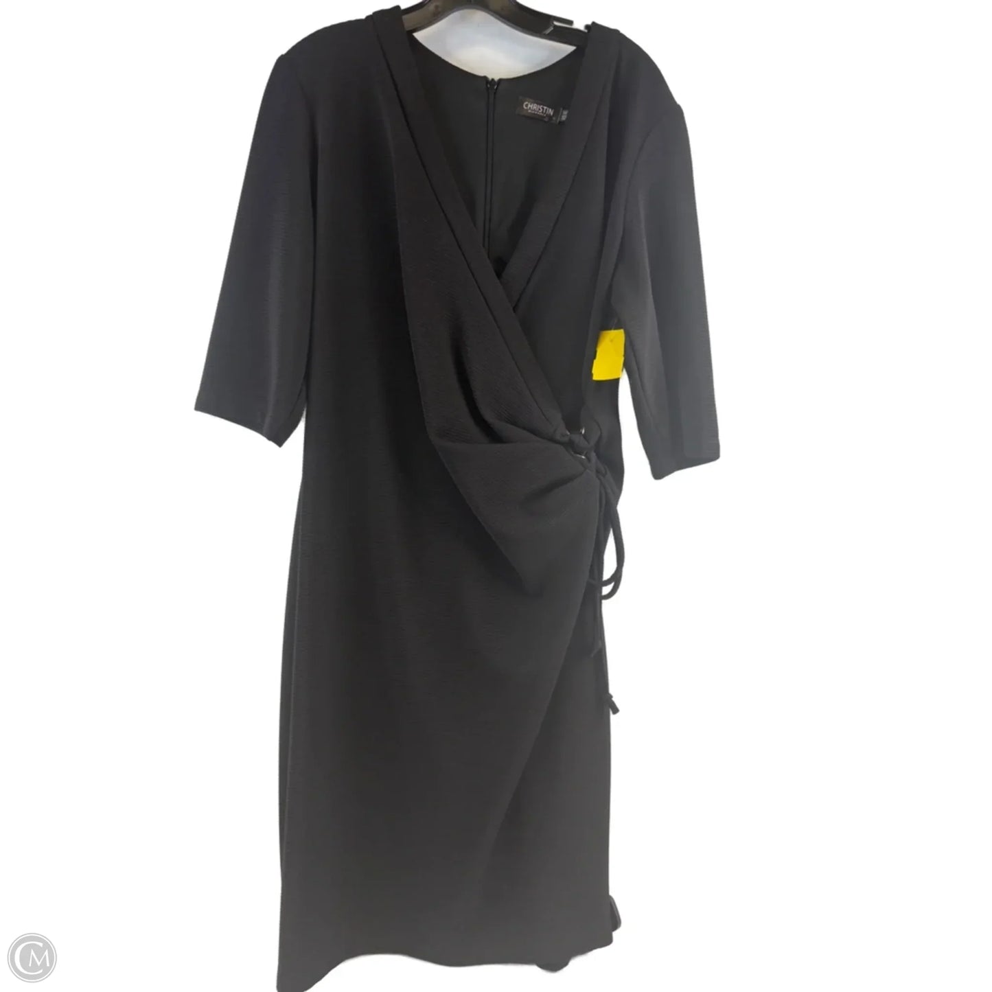 Dress Casual Midi By Clothes Mentor In Black, Size: Xl