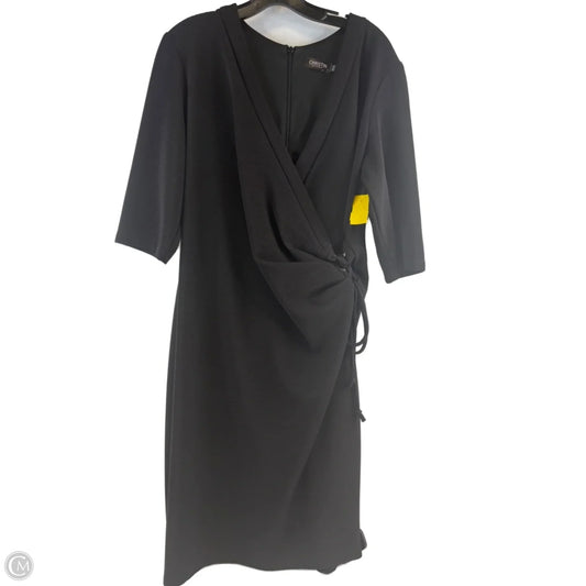 Dress Casual Midi By Clothes Mentor In Black, Size: Xl