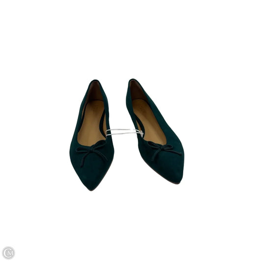 Shoes Flats By J. Crew In Green, Size: 7.5