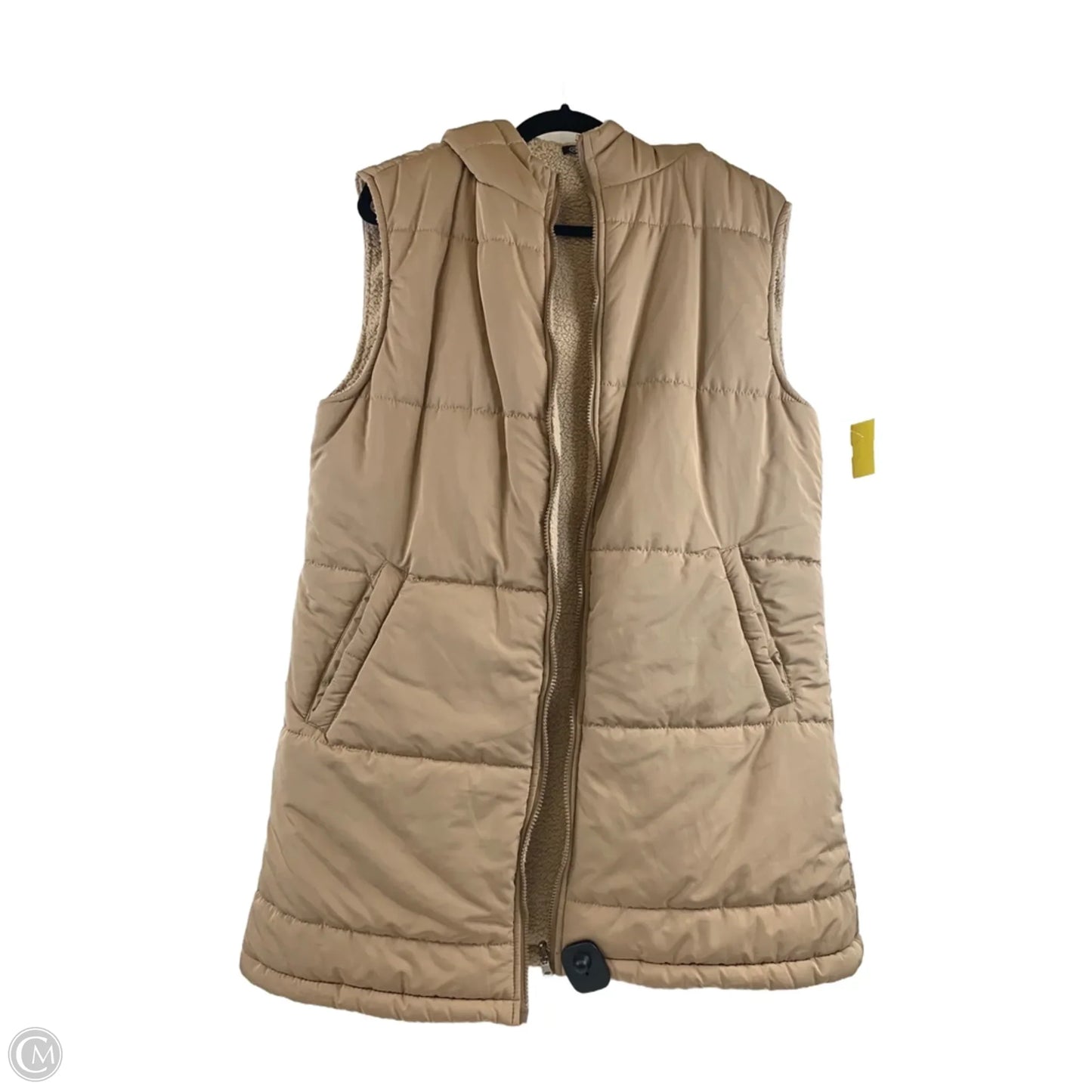 Vest Fleece By Clothes Mentor In Tortoise Shell Print, Size: L