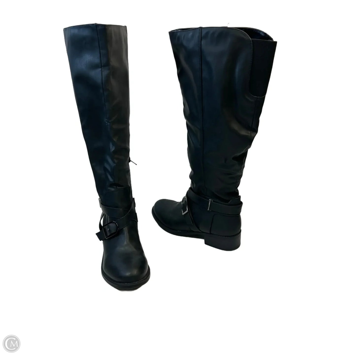 Boots Knee Flats By Apt 9 In Black, Size: 7