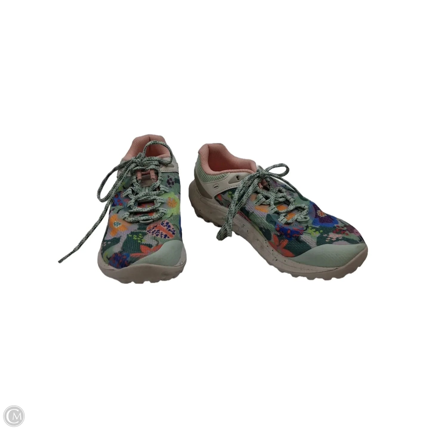 Shoes Sneakers By Merrell In Green & Orange, Size: 6
