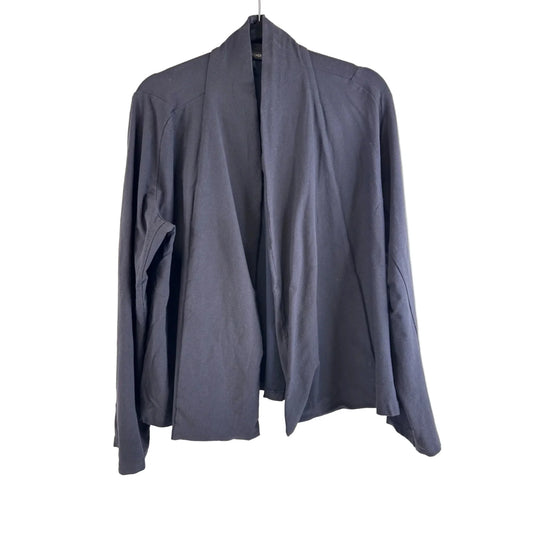 Cardigan By Eileen Fisher In Navy, Size: Xl