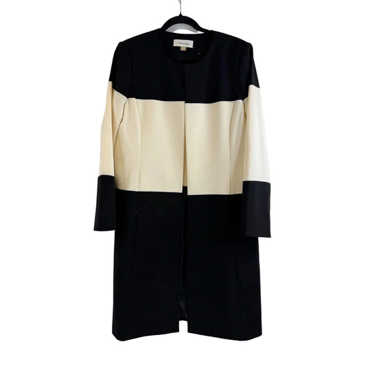 Blazer By Calvin Klein In Black & White, Size: Xl