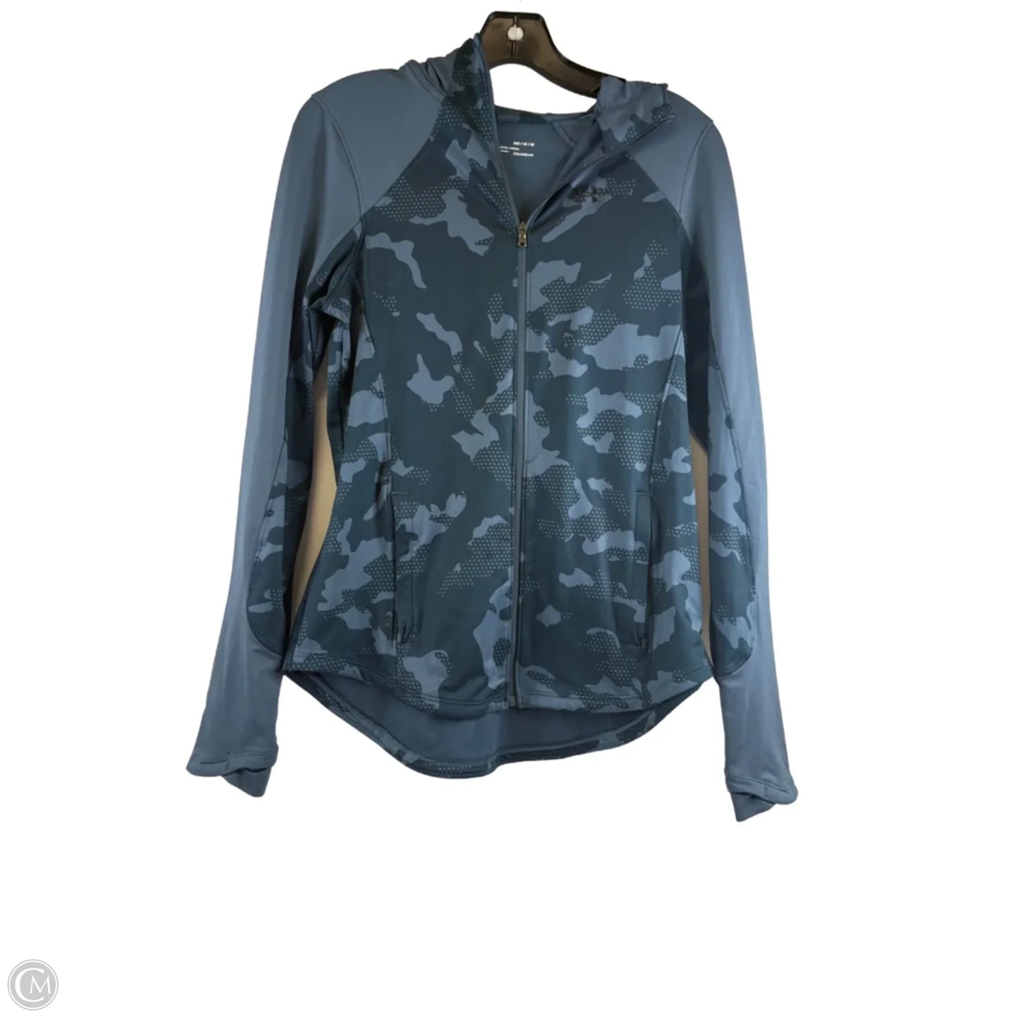 Athletic Jacket By Under Armour In Blue, Size: M