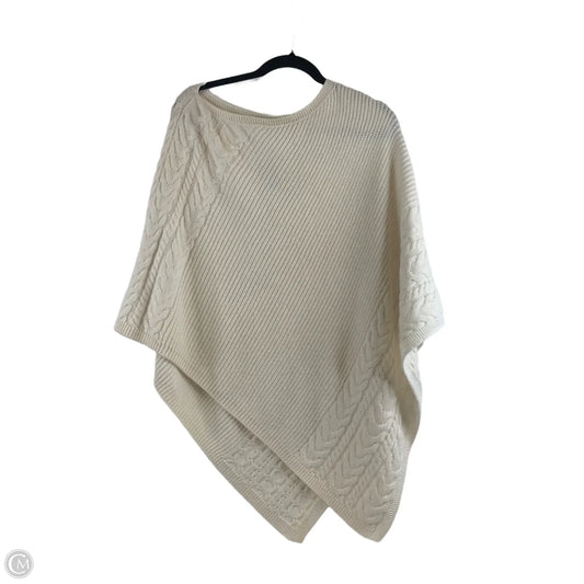 Poncho By J. Jill In Ivory, Size: Osfm